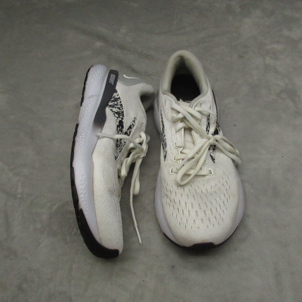 Brooks Womens 7 B Shoes White Ghost 16 Running Camo Athletic Sneaker Lightweight